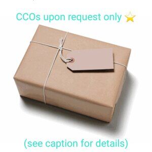 * CCOs Upon Request Only *